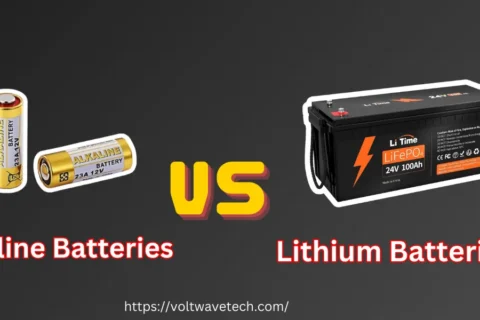 A comparison between lithium batteries vs alkaline batteries, showcasing their differences and similarities.