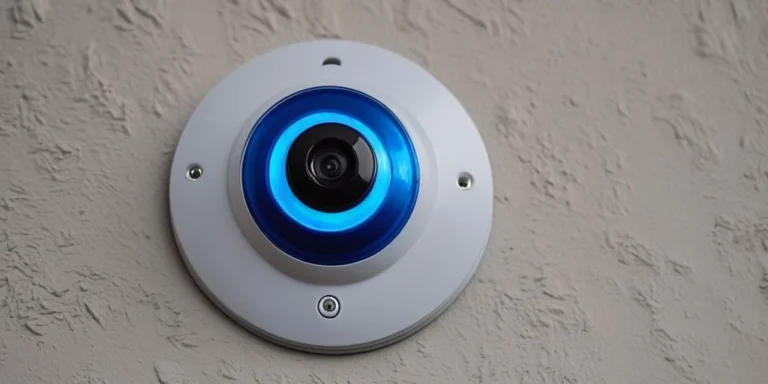 Ring Doorbell flashing blue light indicating various operational statuses.